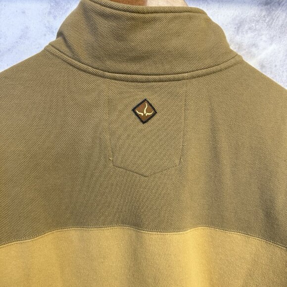 Prana Sweatshirt Mens M 21x25 Brown Full Zip - Picture 9 of 14